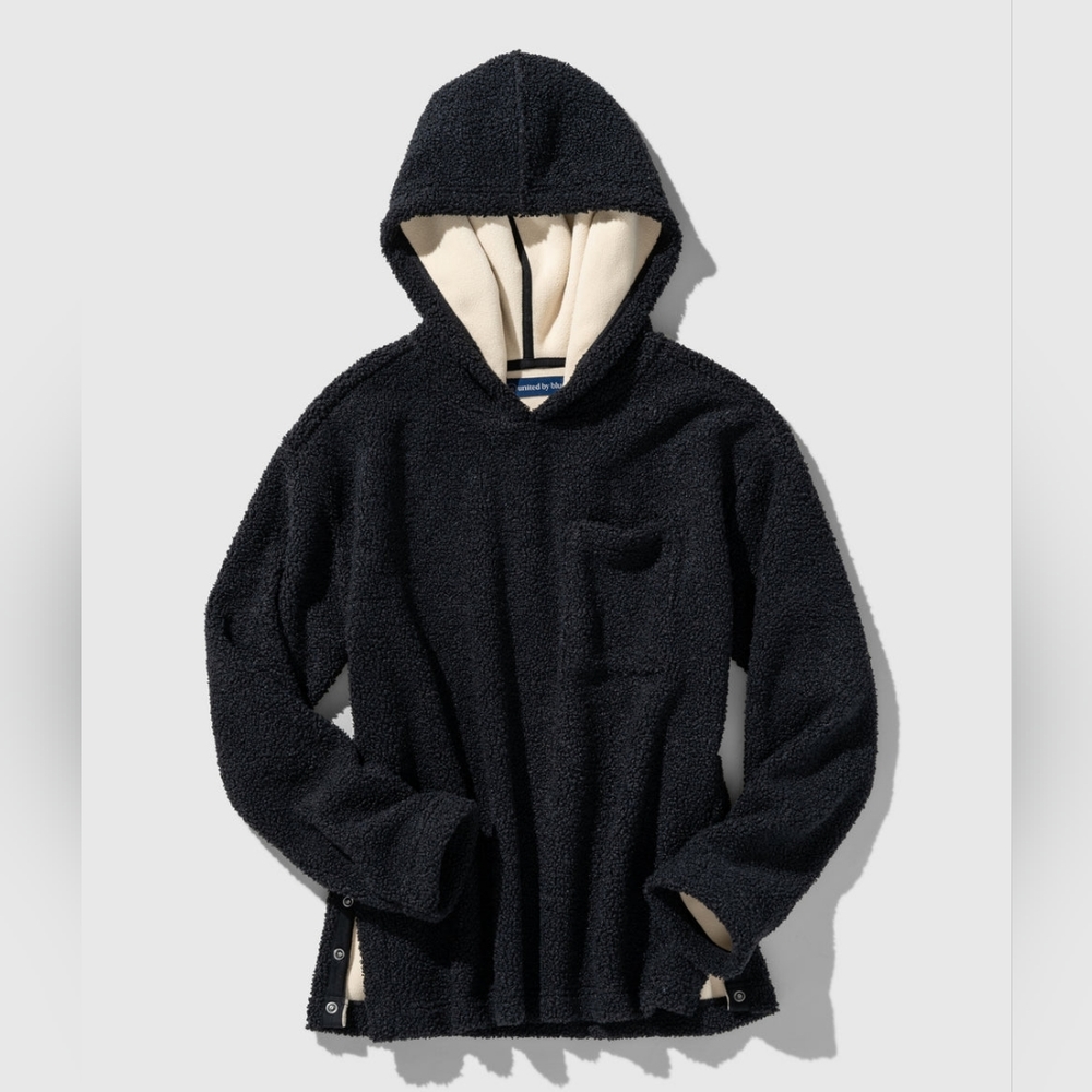 United By Blue- black sherpa hoodie